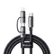 Mcdodo CA-0450 2 az 1-ben USB-C - USB-C + Lightning kábel, 1,2 m