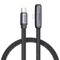 Mcdodo CA-3351 USB-C - Lightning szögletes kábel, 1.8 m (fekete)