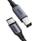 Ugreen US370 2 méteres (fekete) USB-C - USB-B  2.0-ás nyomtatókábel