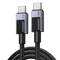 USB-C 2.0 és USB-C 2.0 közötti kábel Ugreen L524 PD 3A 3m (szürke)