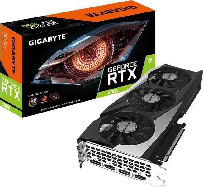 Gigabyte GeForce RTX 3060 GAMING OC 12G LHR (rev. 2.0 videokártya (GV-N3060GAMING OC-12GD)