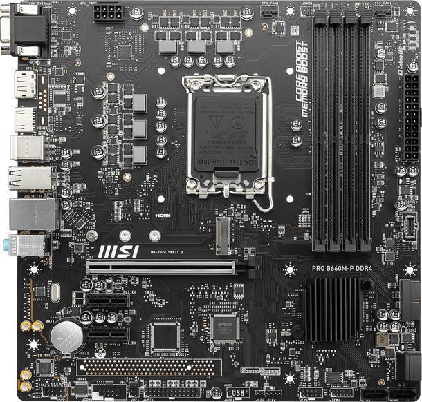 MSI PRO B660M-P DDR4 alaplap