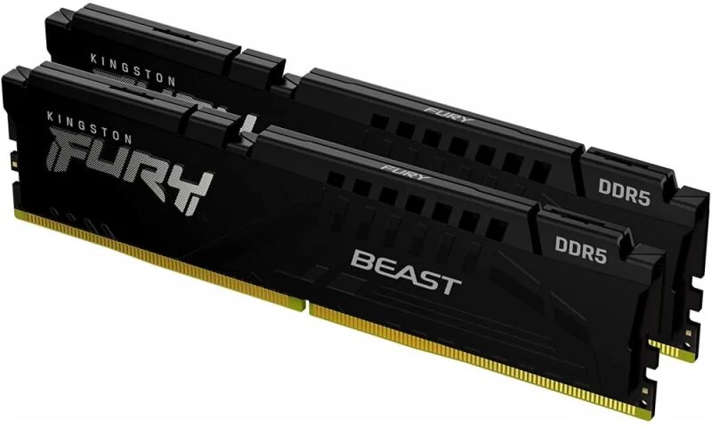 32GB 5600MHz DDR5 RAM Kingston Fury Beast CL36 (2x16GB) (KF556C36BBEK2-32)