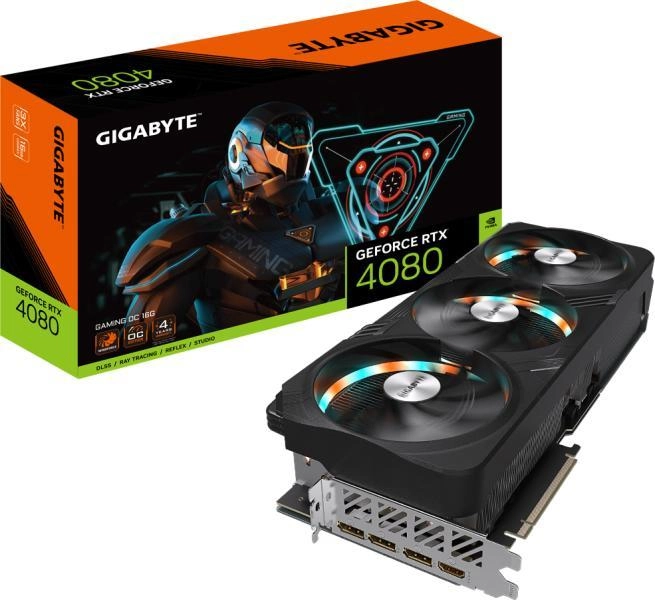 Gigabyte GeForce RTX 4080 16GB GAMING OC videokártya (GV-N4080GAMING OC-16GD)
