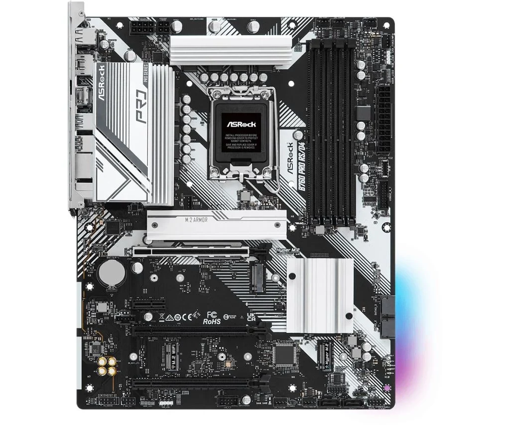 ASRock B760 Pro RS/D4 alaplap (90-MXBL80-A0UAYZ)