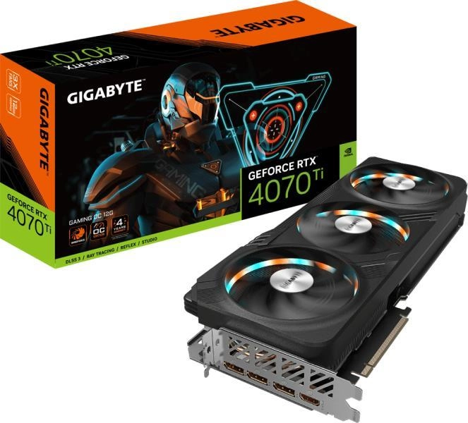 Gigabyte GeForce RTX 4070 Ti 12GB GAMING 12G videokártya (GV-N407TGAMING-12GD)
