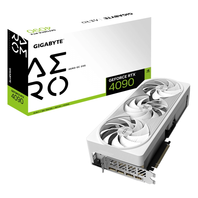 Gigabyte GeForce RTX 4060 8GB AERO OC 8G videokártya (GV-N4060AERO OC-8GD)