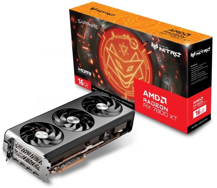 Sapphire Radeon RX 7800 XT 16GB NITRO+ videokártya (11330-01-20G)