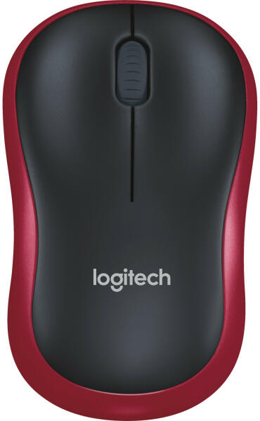 Logitech M185 vezeték nélküli optikai USB egér piros (910-002240 / 910-002237)