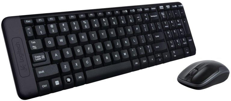Logitech Wireless Combo MK220 vezeték nélküli billentyűzet + optikai egér (920-003167)