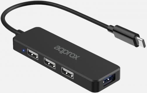 Approx Type-C Hub 1DB USB3.0 / 3 DB 2.0 PORT