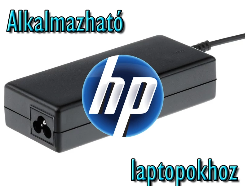 HP laptop töltő 90W AD65P (mini center pin)