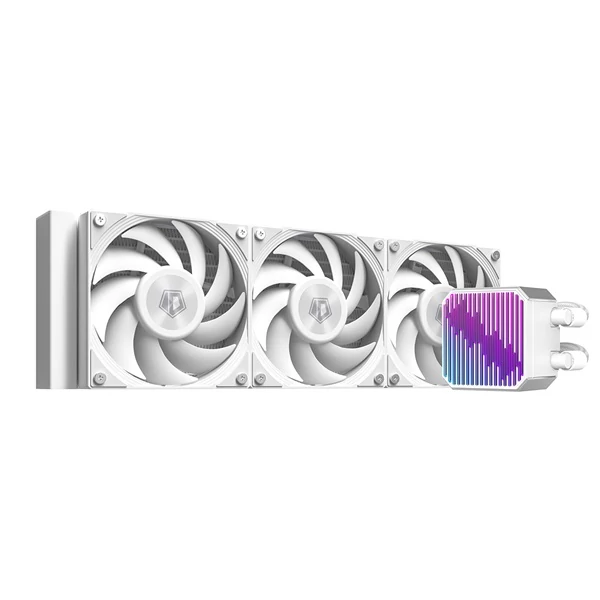 ID-Cooling CPU vízhűtés - DX360 MAX WHITE (32.5dB; max. 144,41 m3/h; 3x12cm, fehér)