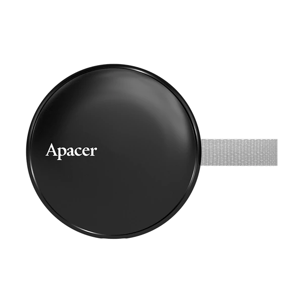 APACER Külső SSD 512GB - AS725 (USB3.2 Type C, R/W: 1000 MB/s, MagSafe, fekete)