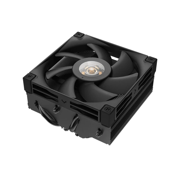 DeepCool CPU Cooler - AN400 BK (Low profile, 31,18 dB; max, 52,97 m3/h; 4pin csatlakozó, 4 db heatpipe, 9cm, PWM)