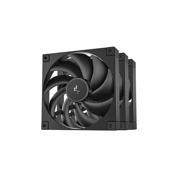 DeepCool Cooler 14cm - FD14 (3 db ventilátor/csomag) (25,6dB; max. 144,09 m3/h; 3pin csatlakozó; hydro bearing, ház hűtésre, PWM)