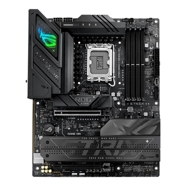 Asus Alaplap - Intel ROG STRIX B860-F GAMING WIFI s1851 (B860, 4xDDR5 9066+MHz, 4xSATA3, 4xM.2, HDMI+DP+Thunderbolt4)