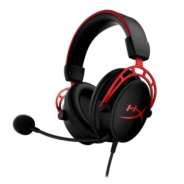 HyperX Fejhallgató - Cloud Alpha (Vezetékes, 3,5mm Jack, fekete/piros)