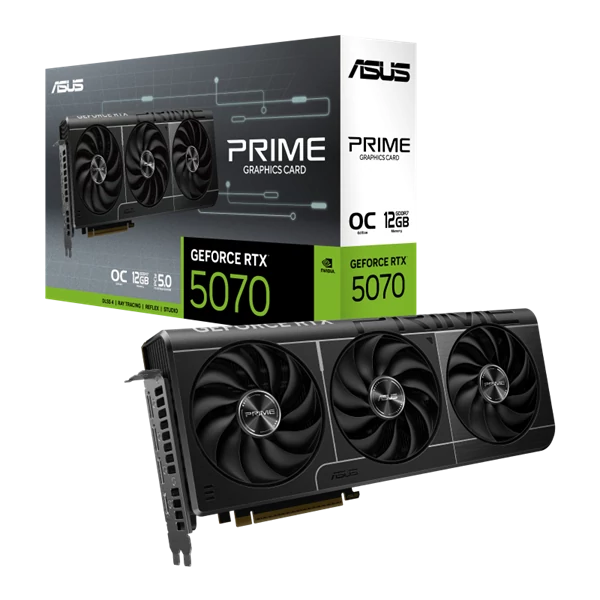 Asus Videokártya - nVidia PRIME-RTX5070-O12G (12288MB, GDDR7, 192bit, 1xHDMI, 3xDP)