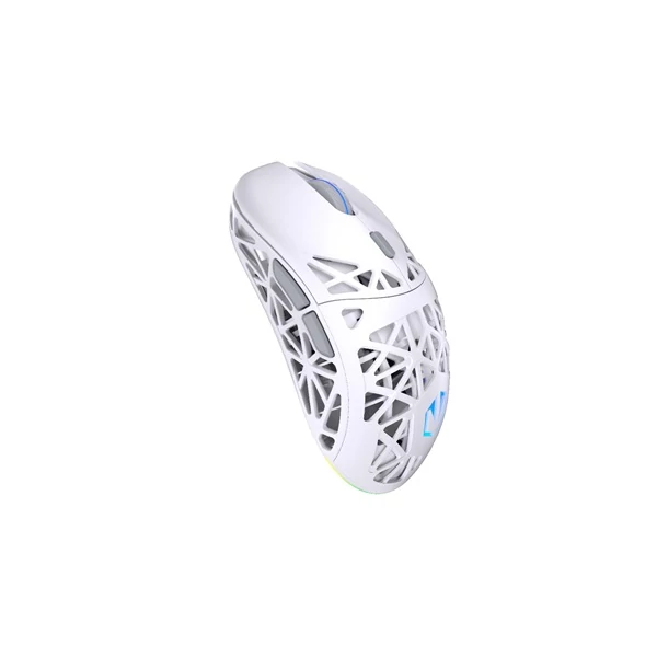 Endorfy Wireless Egér - LIV Onyx White (Honeycomb, 26 000 DPI, ARGB, PixArt PAW3311, optikai, fehér)