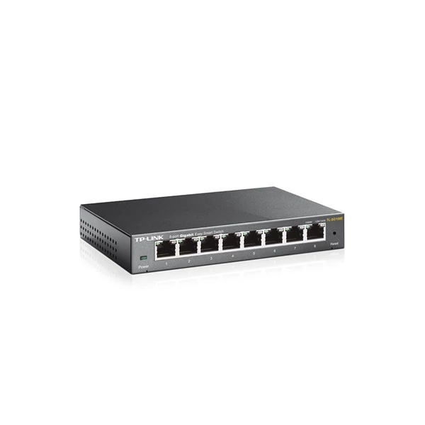 TP-Link TL-SG108E JetStream™ Pro Nem Kezelt Hálózati Switch (8 Port, 1 Gigabit/másodperc)