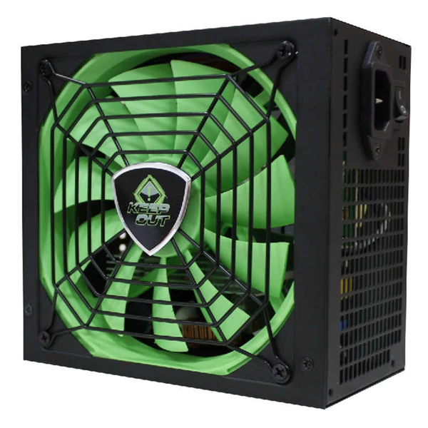 KEEP OUT Tápegység-  700W Gaming PSU 14cm fan aktív PFC 85%