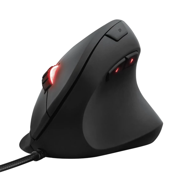 Trust Egér Gamer Ergonómikus - GXT 144 Rexx (Döntött, Optikai érzékelő; 10000DPI; Programozható; 20G gyors; RGB vil.)