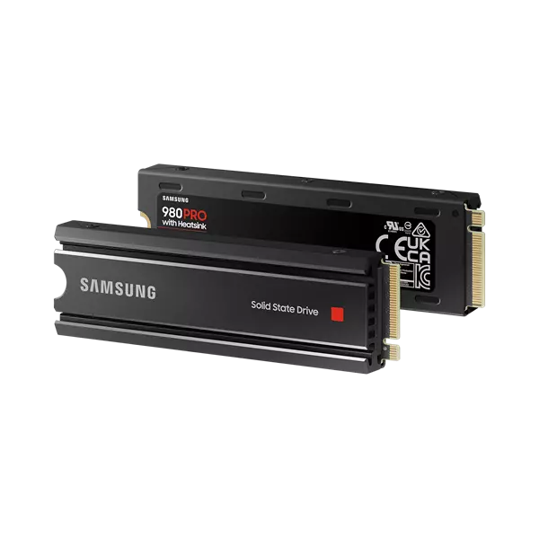 Samsung SSD 1TB - MZ-V8P1T0CW (980 PRO hűtőbordákkal, PCle 4.0, NVMe M.2, 1TB)