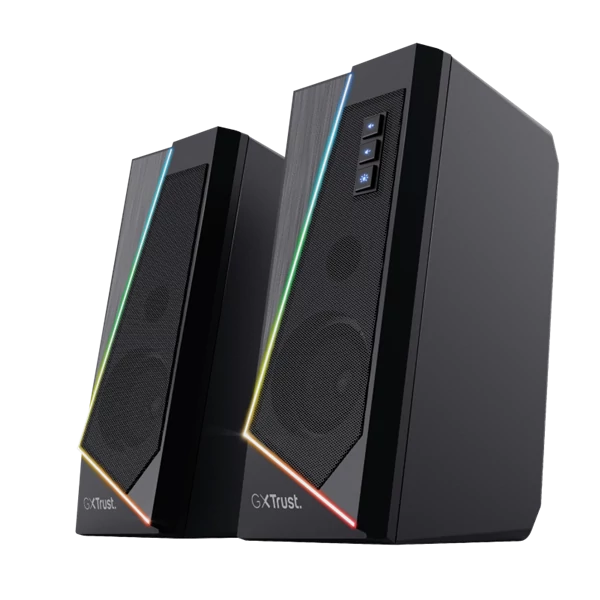 Trust Hangszóró 2.0 - GXT 609 Zoxa (2.0; világítás; 3,5mm jack + USB power; 6W RMS)