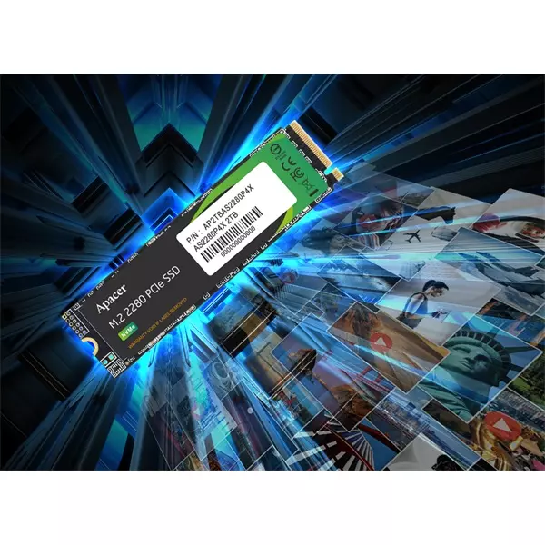 Apacer AS2280P4X sorozatú 512 GB-os M.2 PCI-E Gen. 3 SSD (AP512GAS2280P4X-1)