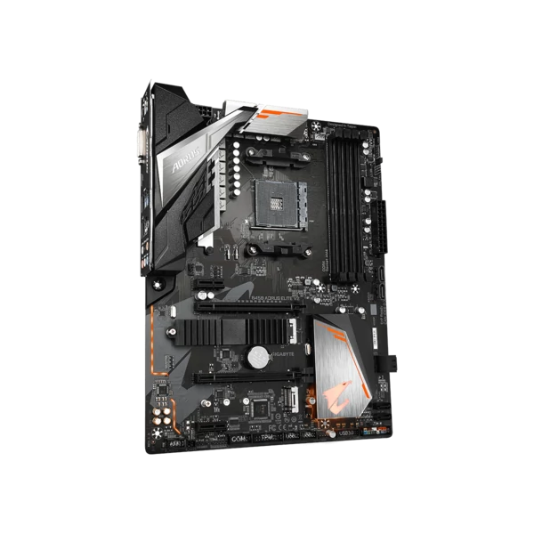 Gigabyte Alaplap - AMD B450 AORUS ELITE V2 AM4 (B450, 4xDDR4 2933 MHz, 2xPCI-E, RAID, 6xSATA3, M.2, 8xUSB2.0, 6xUSB3.1)