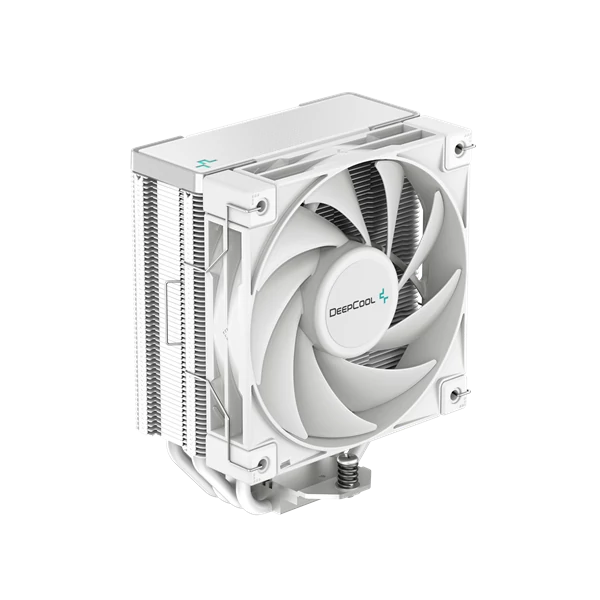 DeepCool Aktív CPU hűtő - AK400 WH (29 dB; max, 112,93 m3/h; 4pin csatlakozó, 4 db heatpipe, 12cm, PWM, fehér)