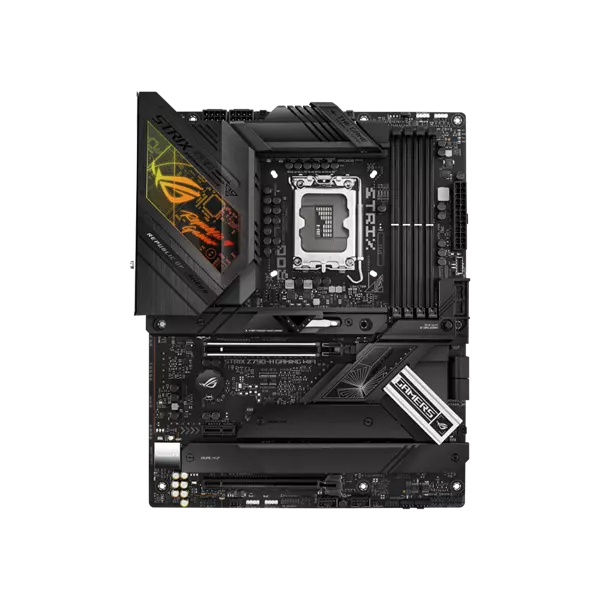 Asus Alaplap - Intel ROG STRIX Z790-H GAMING WIFI LGA1700 (Z790, ATX, 4xDDR5 7800+MHz, 4xSATA3, 4xM.2, HDMI+DP)