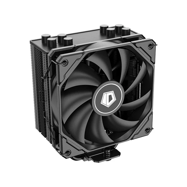 ID-Cooling Aktív CPU hűtő - SE-224-XTS BLACK (28.9dB; max. 118,93 m3/h; 4pin csatlakozó, 4 db heatpipe, 12cm, PWM)
