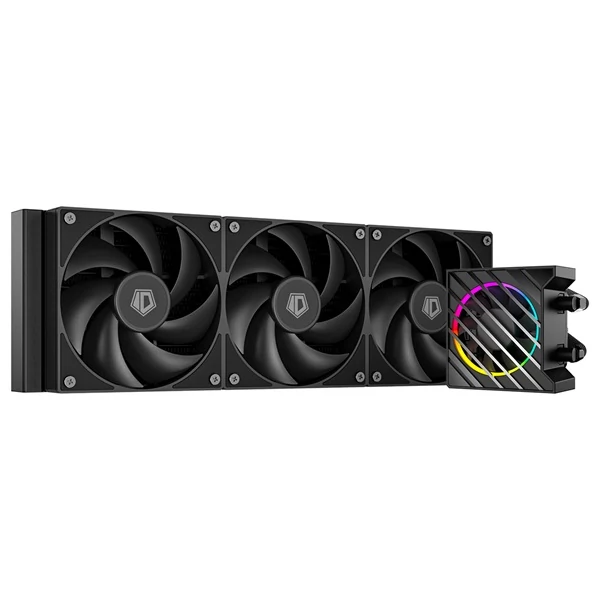 ID-Cooling CPU vízhűtő - DASHFLOW 360 XT LITE (25dB; max. 132,94 m3/h; 3x12cm, fekete)