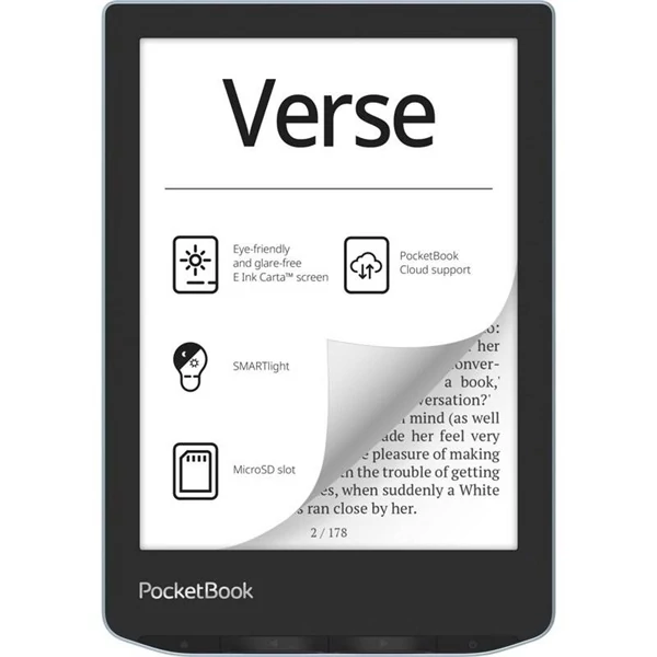 POCKETBOOK VERSE PB629 e-könyv-olvasó (kék)
