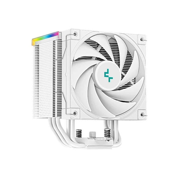DeepCool Aktív CPU hűtő - AK500 Digital WH (28dB; max, 117,21 m3/h; 4pin csatlakozó, 5 db heatpipe, 12cm, PWM, fehér)