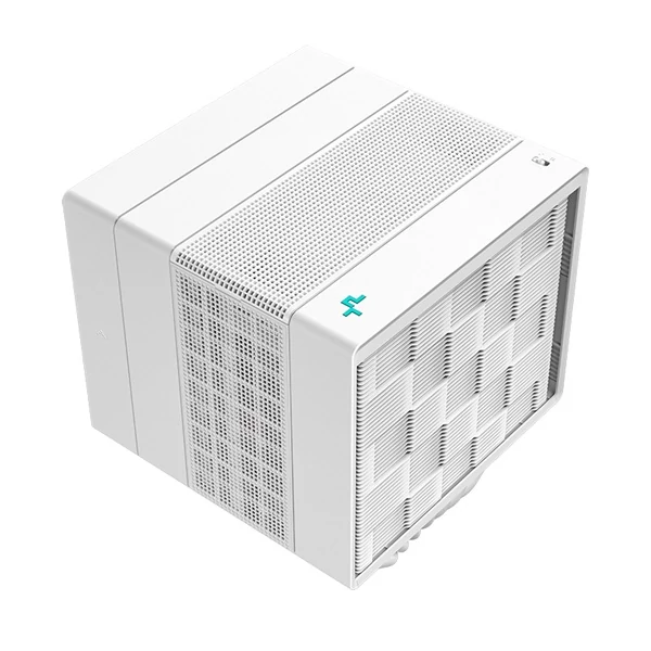 DeepCool Aktív CPU hűtő - ASSASSIN IV WH (max. 20,5dB; max. 134,39 m3/h; 4pin PWM; 7 db heatpipe, 1x12cm, 1x14cm, fehér)
