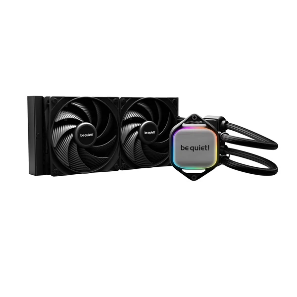 Be Quiet! CPU vízhűtő - PURE LOOP 2 240mm (2x120mm, csatlakozó: 3pin, cső hossza: 400mm)