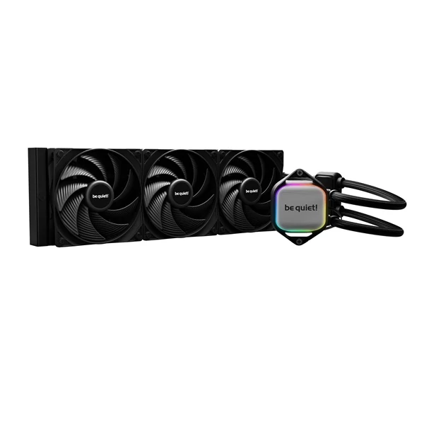 Be Quiet! CPU vízhűtő - PURE LOOP 2 360mm (3x120mm, csatlakozó: 3pin, cső hossza: 400mm)