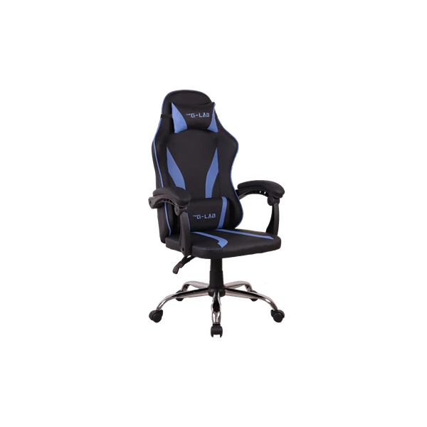 The G-Lab Gamer szék - KS NEON BLUE (kék; állítható magasság; áll. kartámasz)