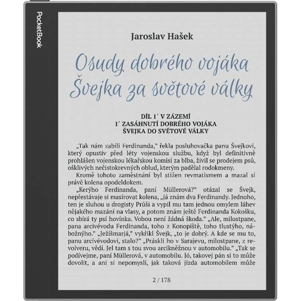 POCKETBOOK e-Reader PB1042-M-WW INKPad Eo szürke  Ebook olvasó