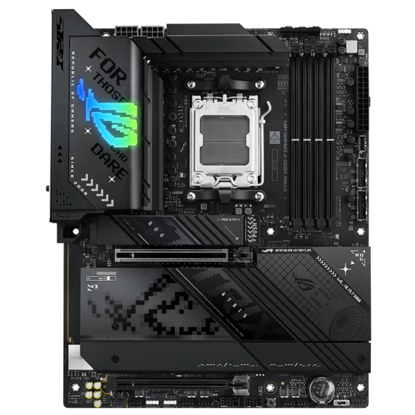 Asus Alaplap - AMD ROG STRIX X870-F GAMING WIFI AM5 (X870, ATX, 4xDDR5 8000+MHz, 2xSATA3, 4x M.2, HDMI+DP+USB4)