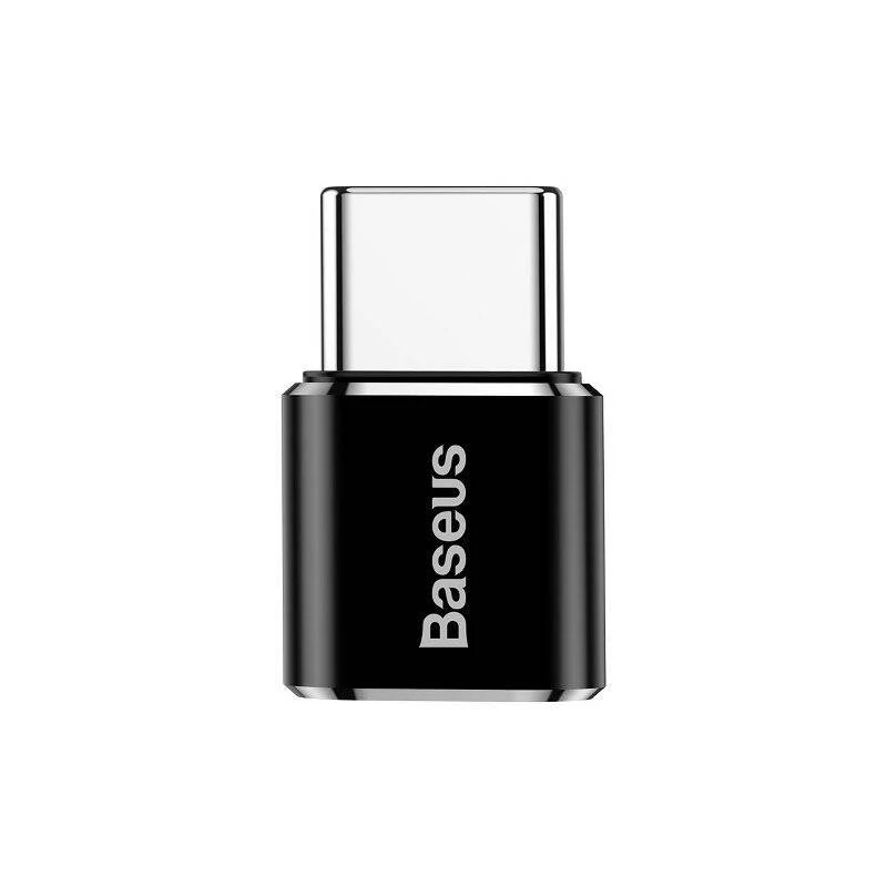 Baseus USB-C apa - MicroUSB anya átalakító adapter (fekete)