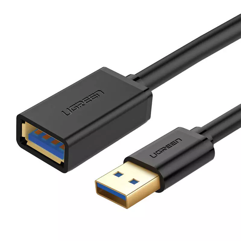 UGREEN 0,5 méteres USB 3.0 hosszabbító kábel (fekete)