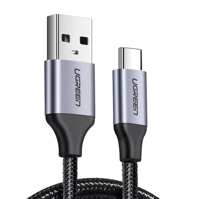 UGREEN USB - USB-C  kábel, QC 3.0, 0,25 m (fekete)