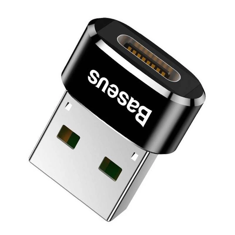 Baseus 5A USB-C - USB-A adapter (fekete)
