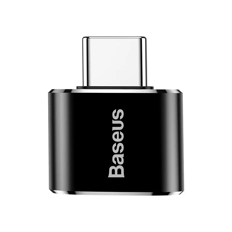 Baseus USB A - USB Type-C 2.4A adapter (fekete)