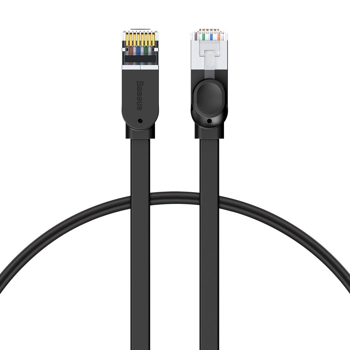 Baseus Cat.6 UTP Ethernet lapos kábel, 1 méter, fekete
