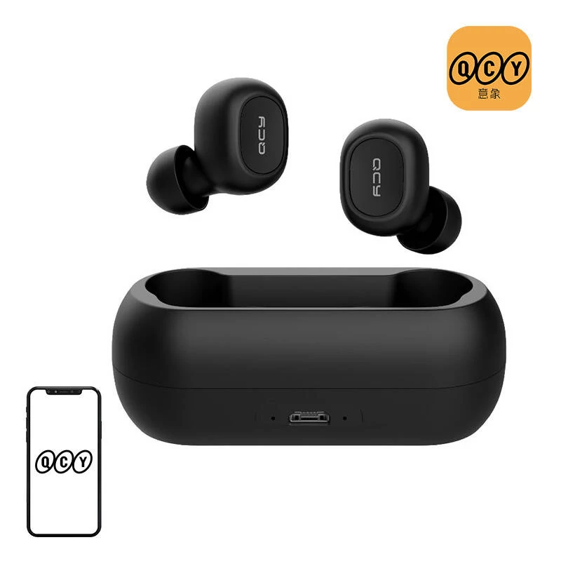 QCY T1C True Wireless Bluetooth Fülhallgató (Fekete)